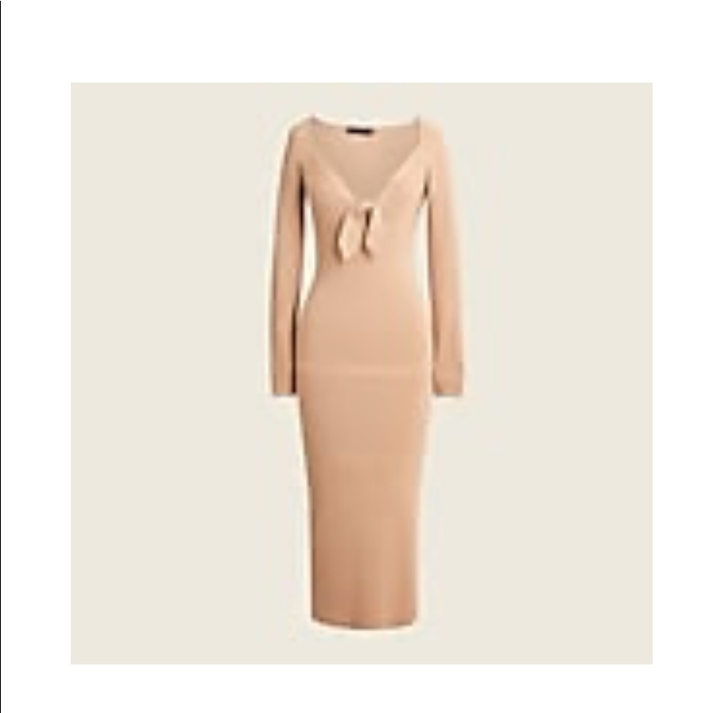 NWT J.CREW RIBBED TIE-FRONT SWEATER-DRESS